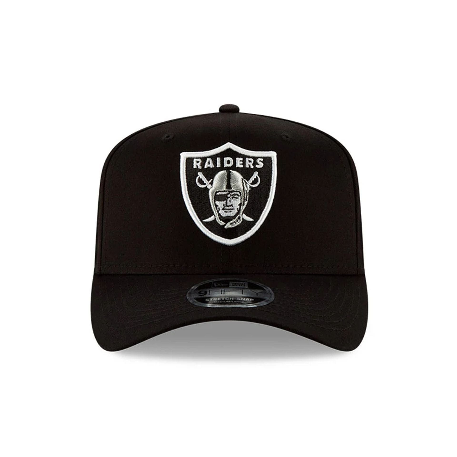 Las Vegas Raiders Black 9FIFTY Stretch Snap Cap