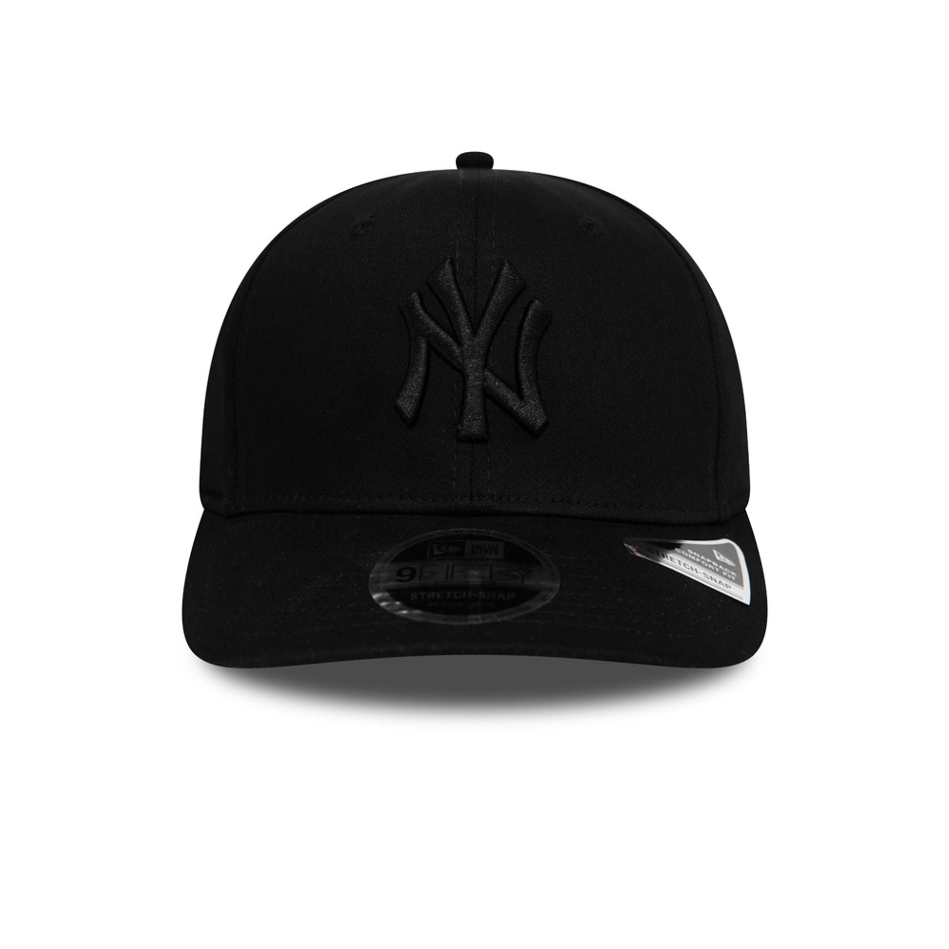 New York Yankees Tonal Black 9FIFTY Stretch Snap Cap