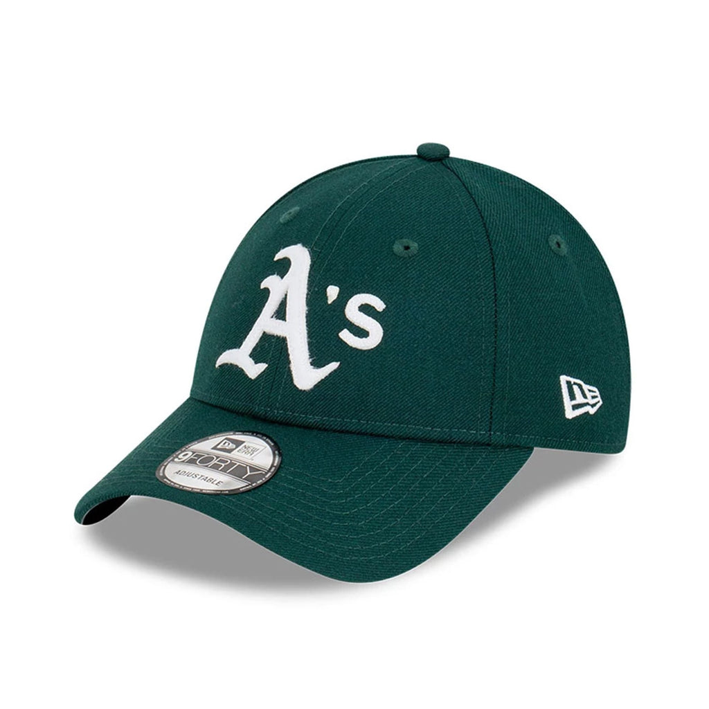 Oakland Athletics MLB Premium Felt Dark Green 9FORTY Adjustable Cap