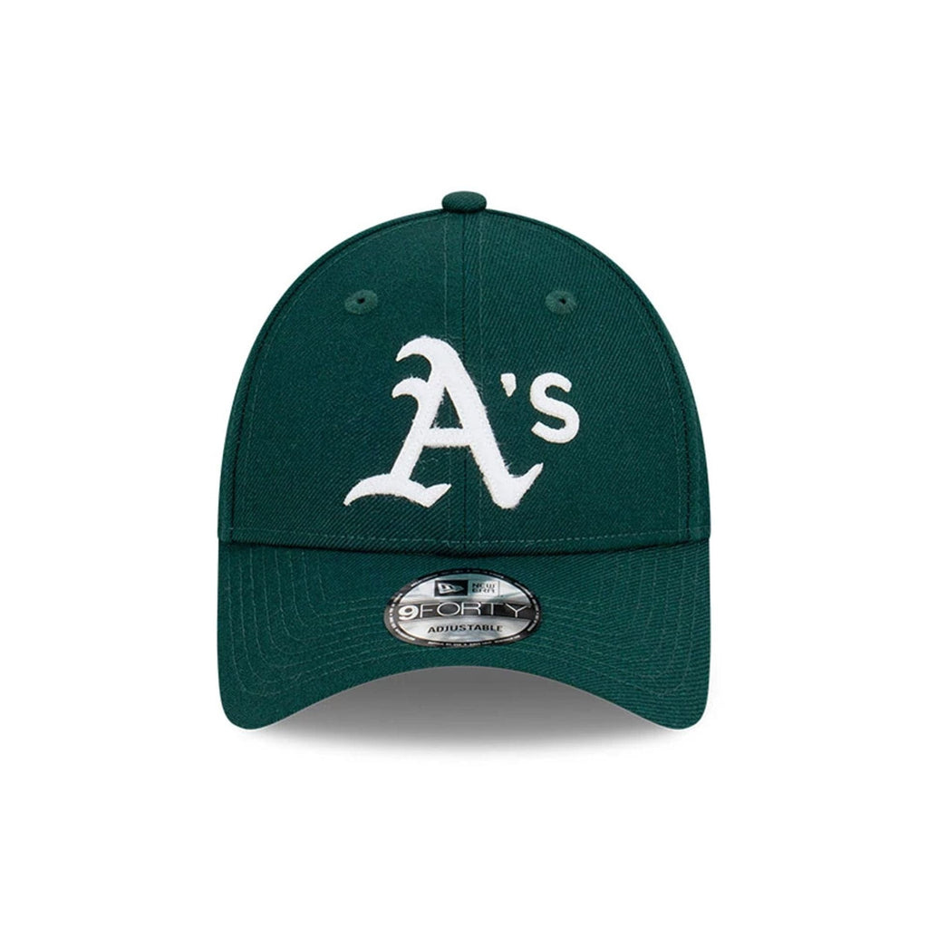 Oakland Athletics MLB Premium Felt Dark Green 9FORTY Adjustable Cap