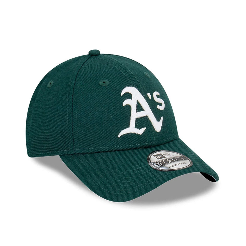 Oakland Athletics MLB Premium Felt Dark Green 9FORTY Adjustable Cap
