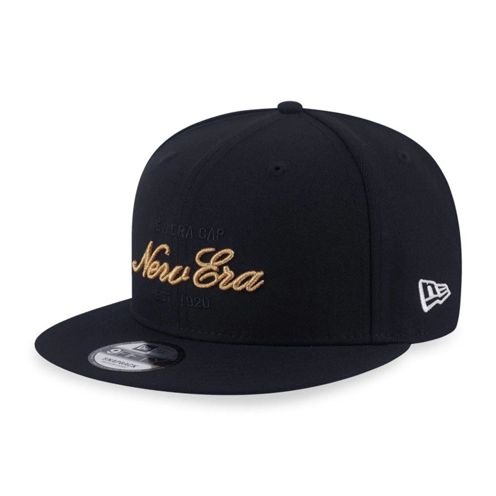 New Era NEC Logo Black 9FIFTY Snapback Adjustable Cap