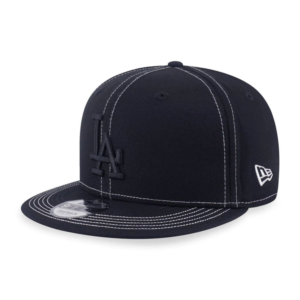 LA Dodgers MLB Contrast Stitching Black 9FIFTY Snapback Adjustable Cap