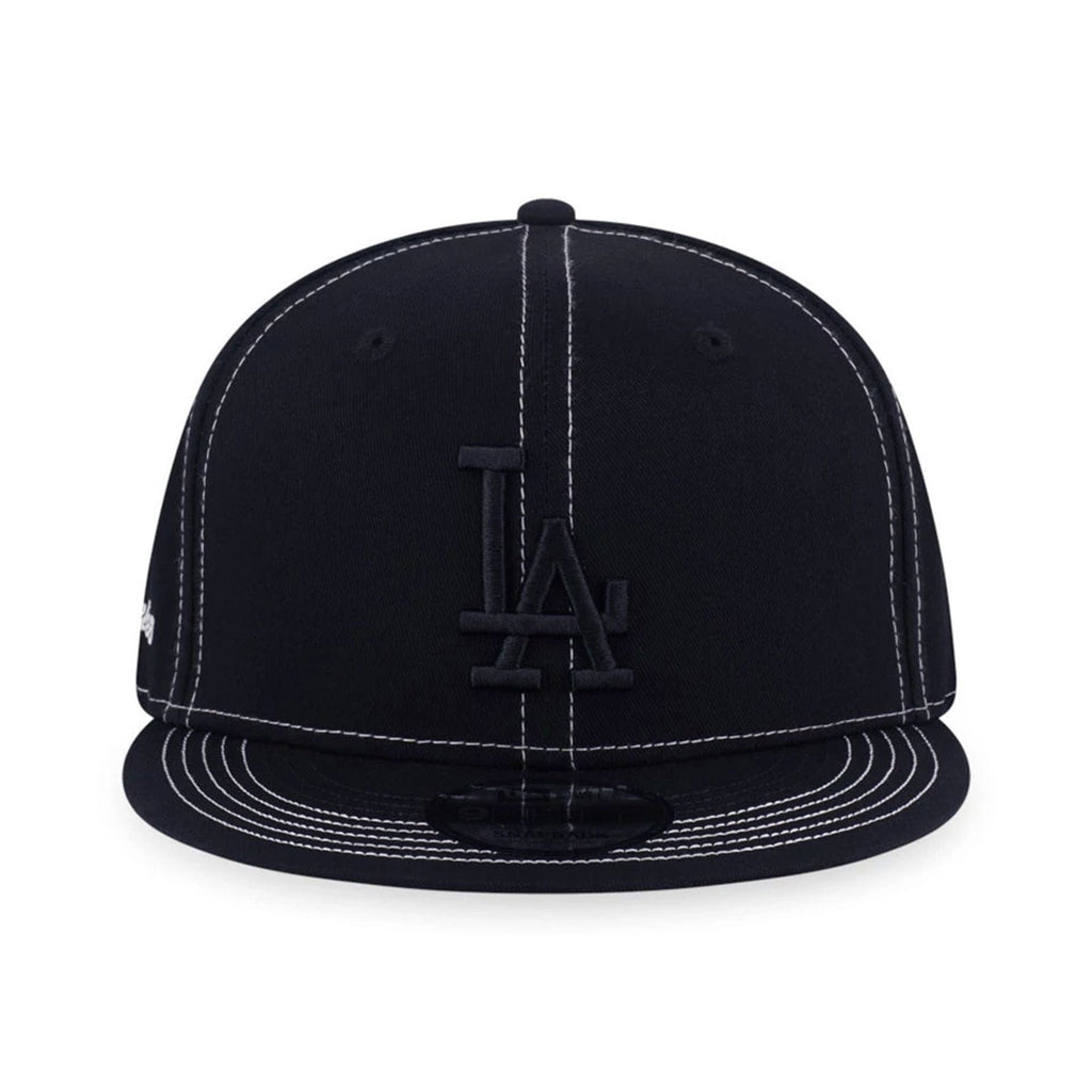 LA Dodgers MLB Contrast Stitching Black 9FIFTY Snapback Adjustable Cap