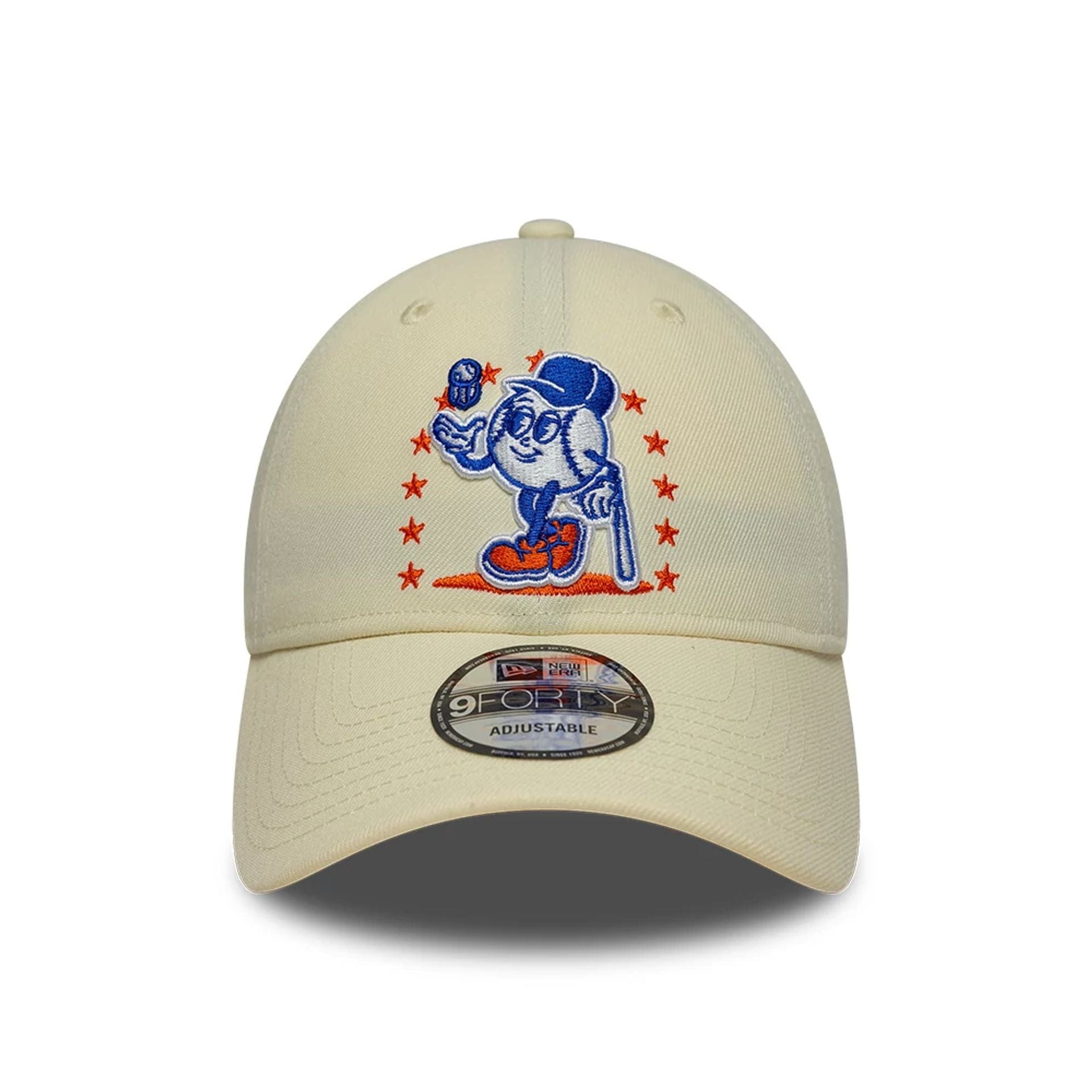 New York Mets MLB League Mix Cream 9FORTY Adjustable Cap