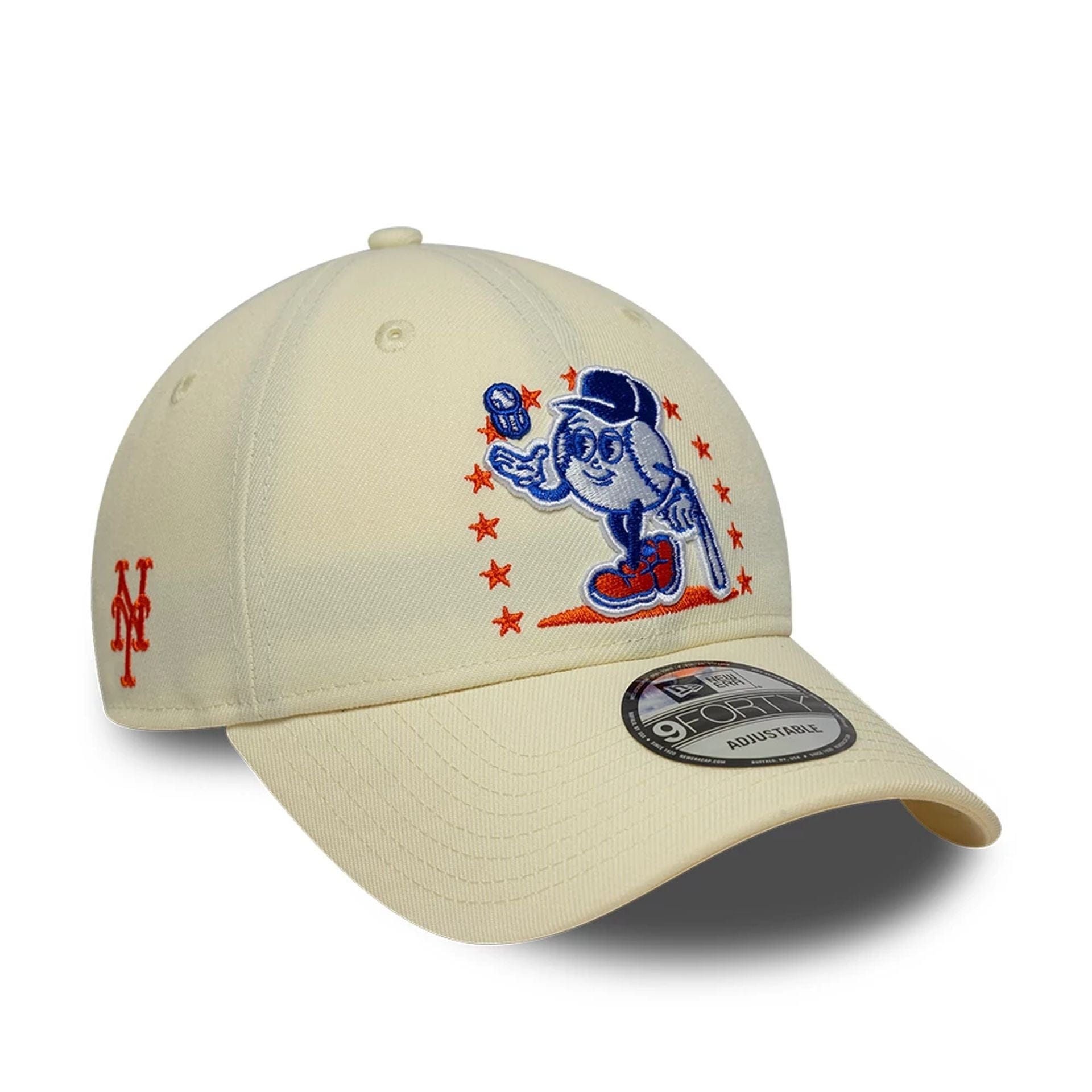 New York Mets MLB League Mix Cream 9FORTY Adjustable Cap