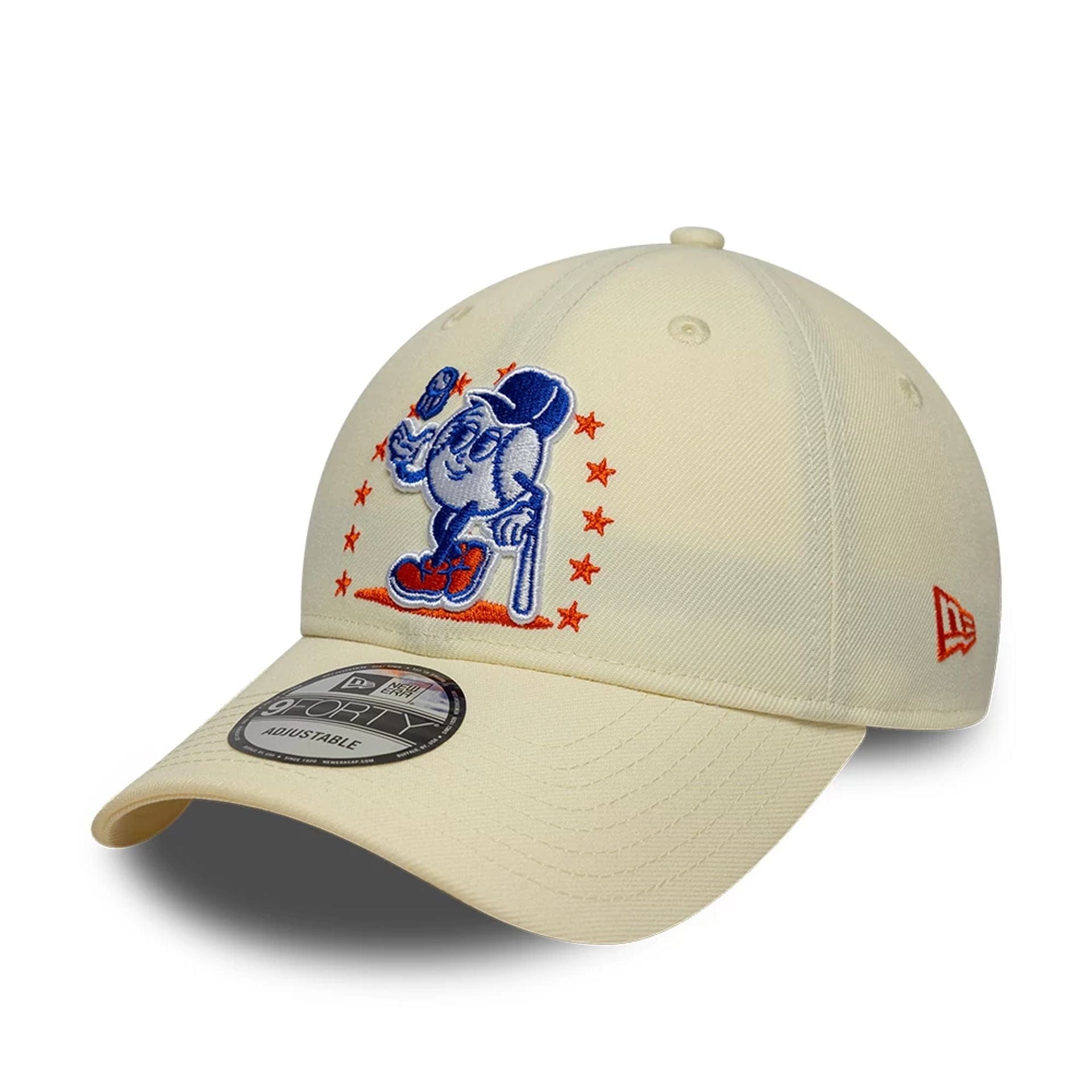 New York Mets MLB League Mix Cream 9FORTY Adjustable Cap