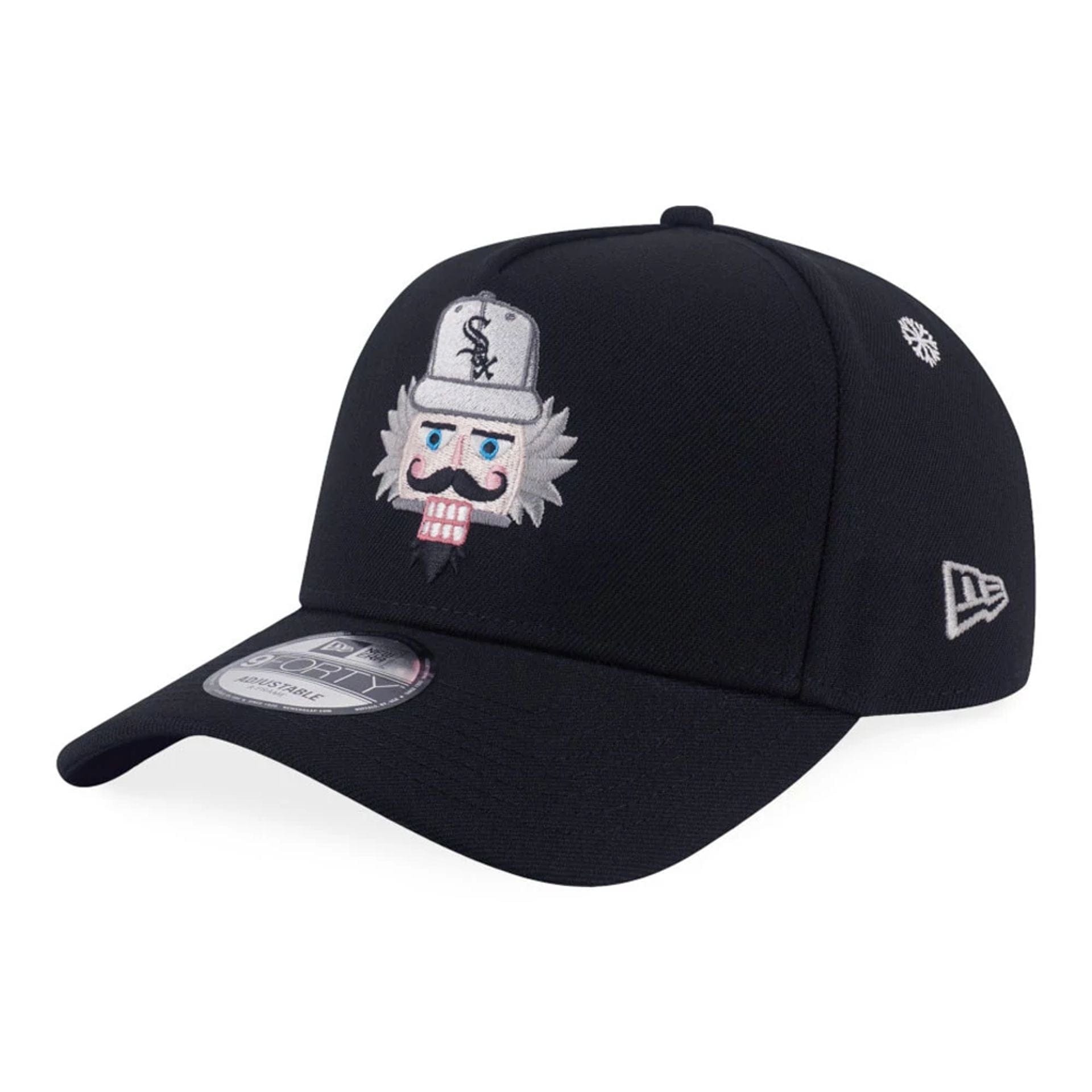 Chicago White Sox MLB Christmas Black 9FORTY A-Frame Adjustable Cap