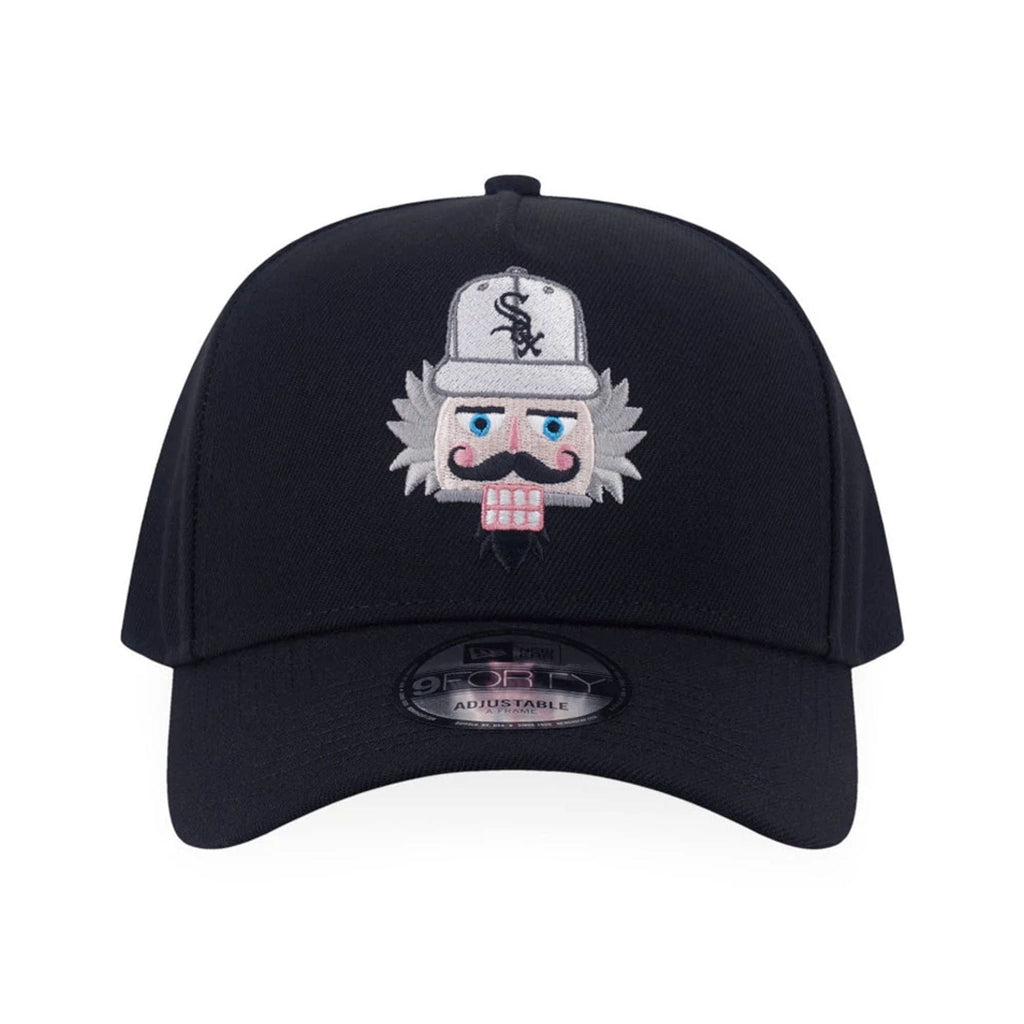 Chicago White Sox MLB Christmas Black 9FORTY A-Frame Adjustable Cap