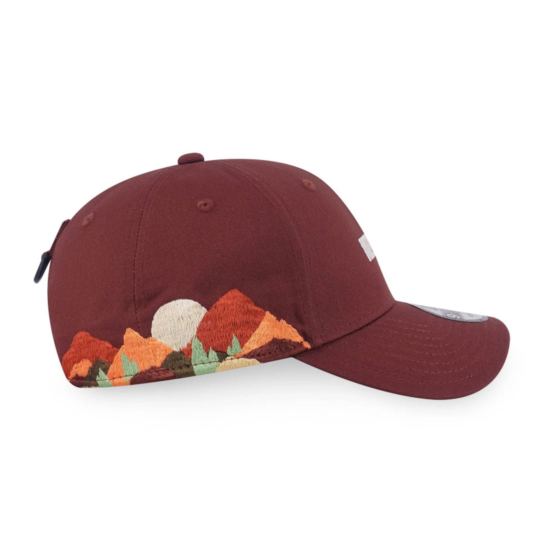 New Era Mountain Logo Open Brown 9FORTY Adjustable Cap