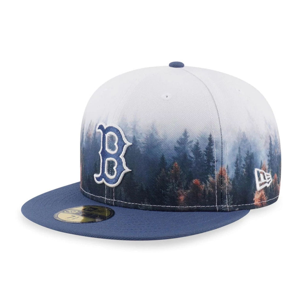 Boston Red Sox MLB Forest Dark Blue 59FIFTY Fitted Cap