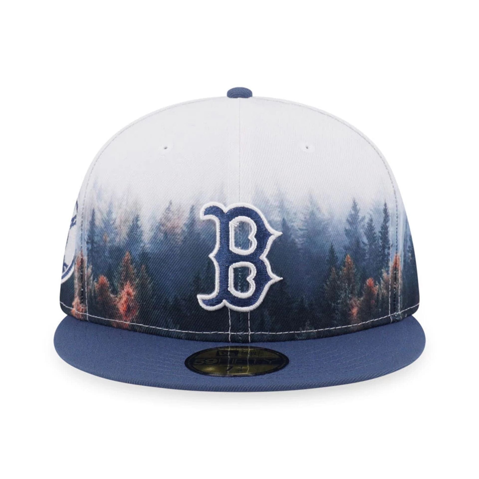 Boston Red Sox MLB Forest Dark Blue 59FIFTY Fitted Cap
