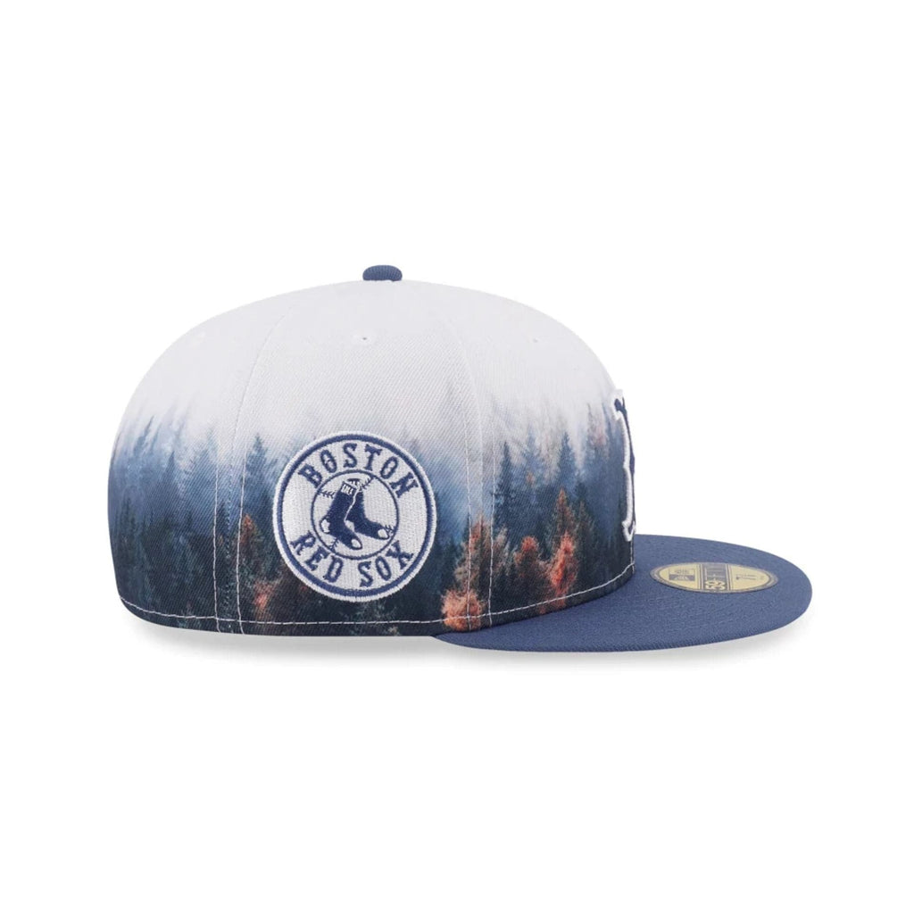 Boston Red Sox MLB Forest Dark Blue 59FIFTY Fitted Cap