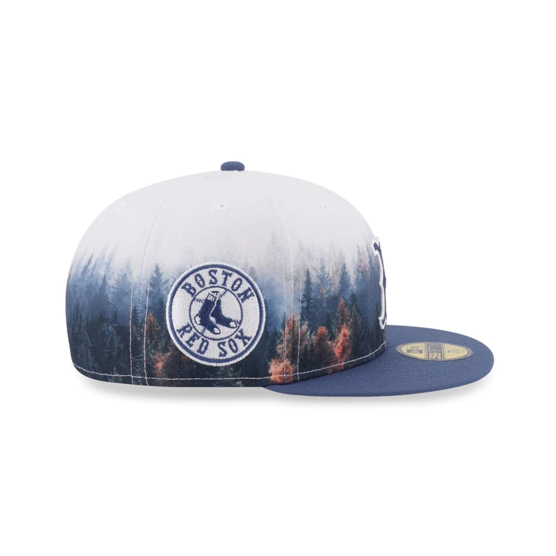 Boston Red Sox MLB Forest Dark Blue 59FIFTY Fitted Cap