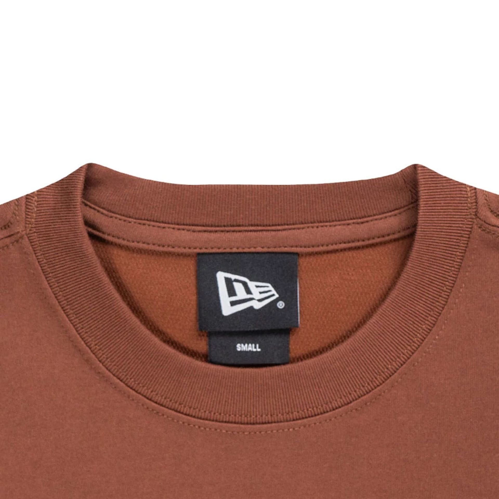 New Era Mountain Logo Open Brown T-Shirt