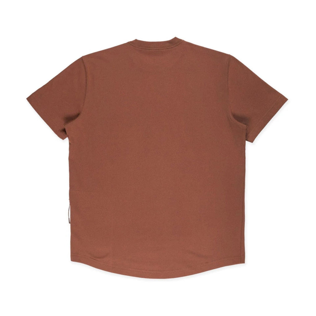 New Era Mountain Logo Open Brown T-Shirt
