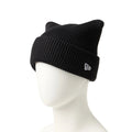 New Era Black Rib Knit Beanie Hat