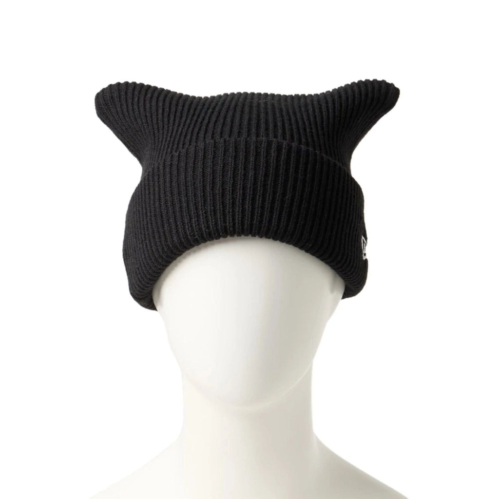 New Era Black Rib Knit Beanie Hat