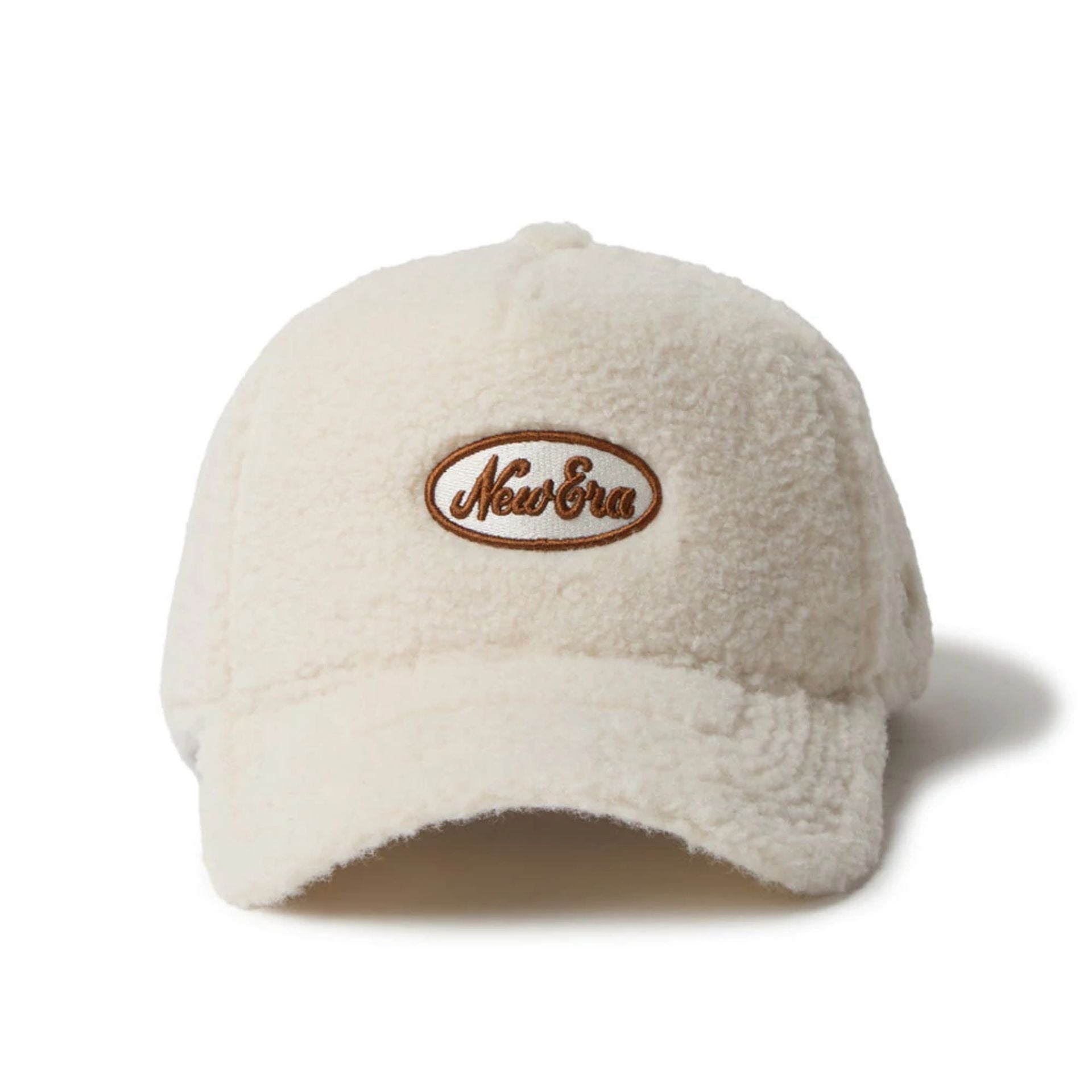 Womens New Era Oval Logo Boa Cream 9FORTY A-Frame Adjustable Cap