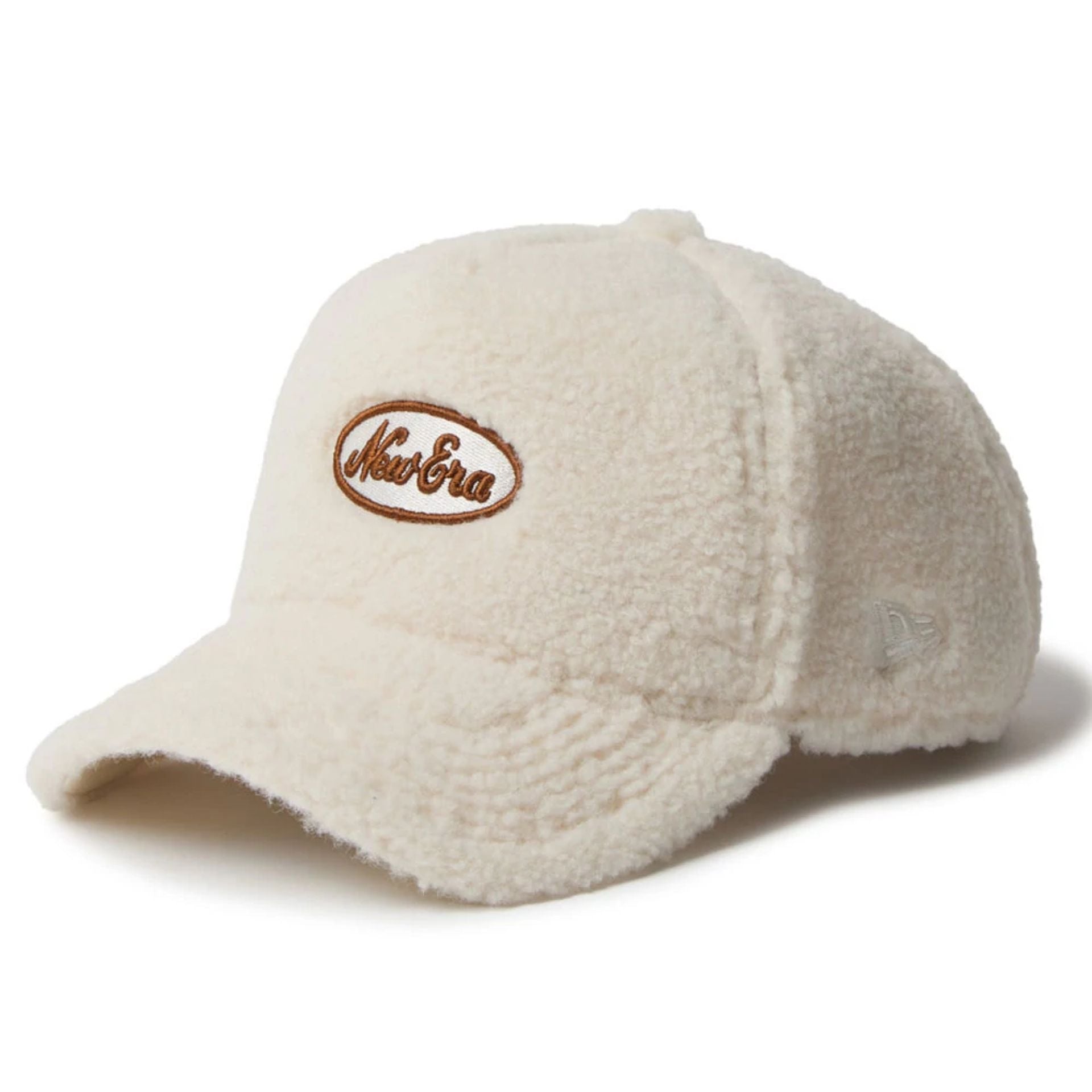 Womens New Era Oval Logo Boa Cream 9FORTY A-Frame Adjustable Cap