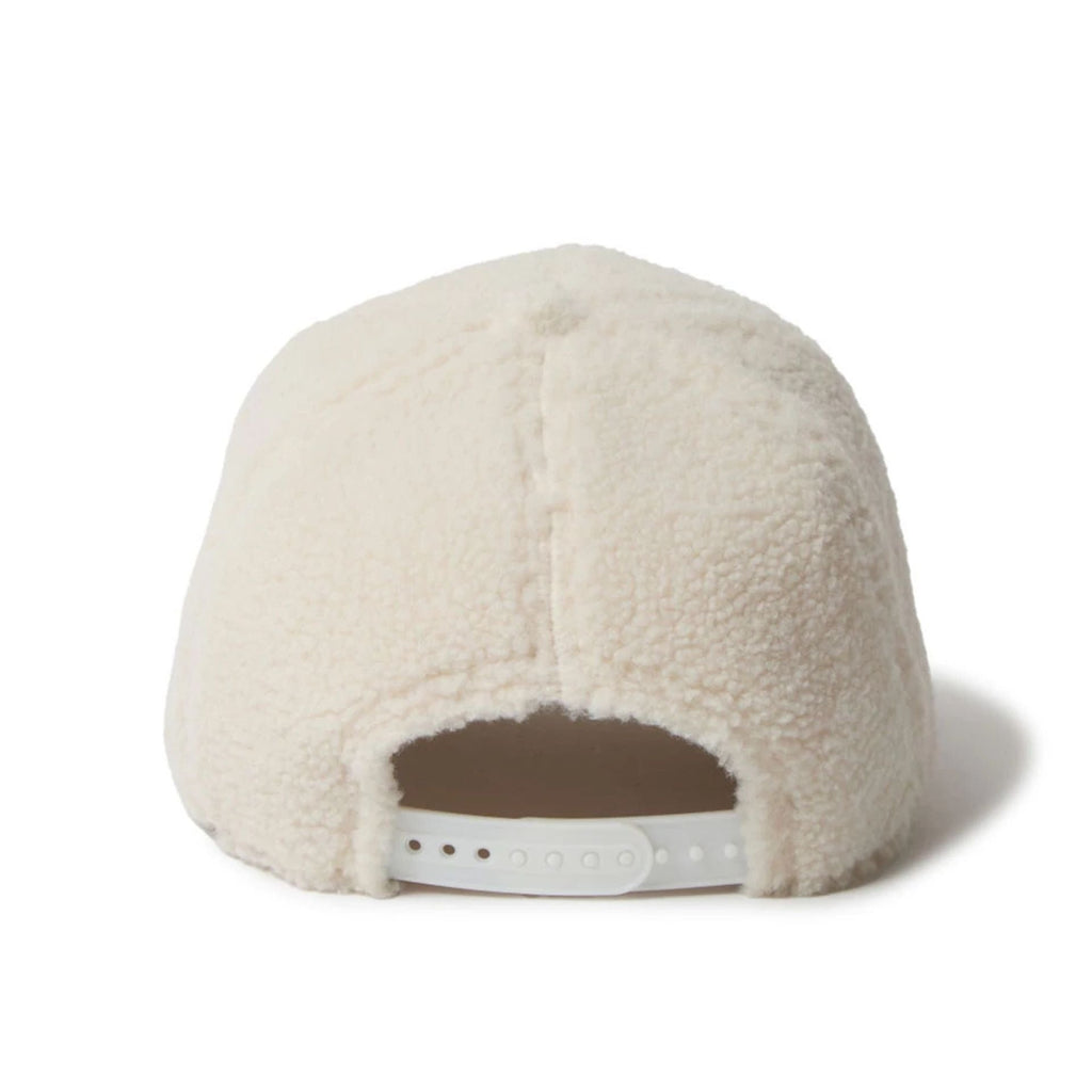 Womens New Era Oval Logo Boa Cream 9FORTY A-Frame Adjustable Cap