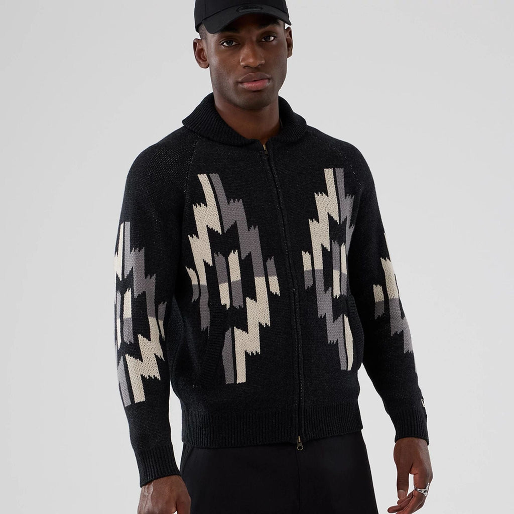 New Era Organic Cowichan Black Cardigan