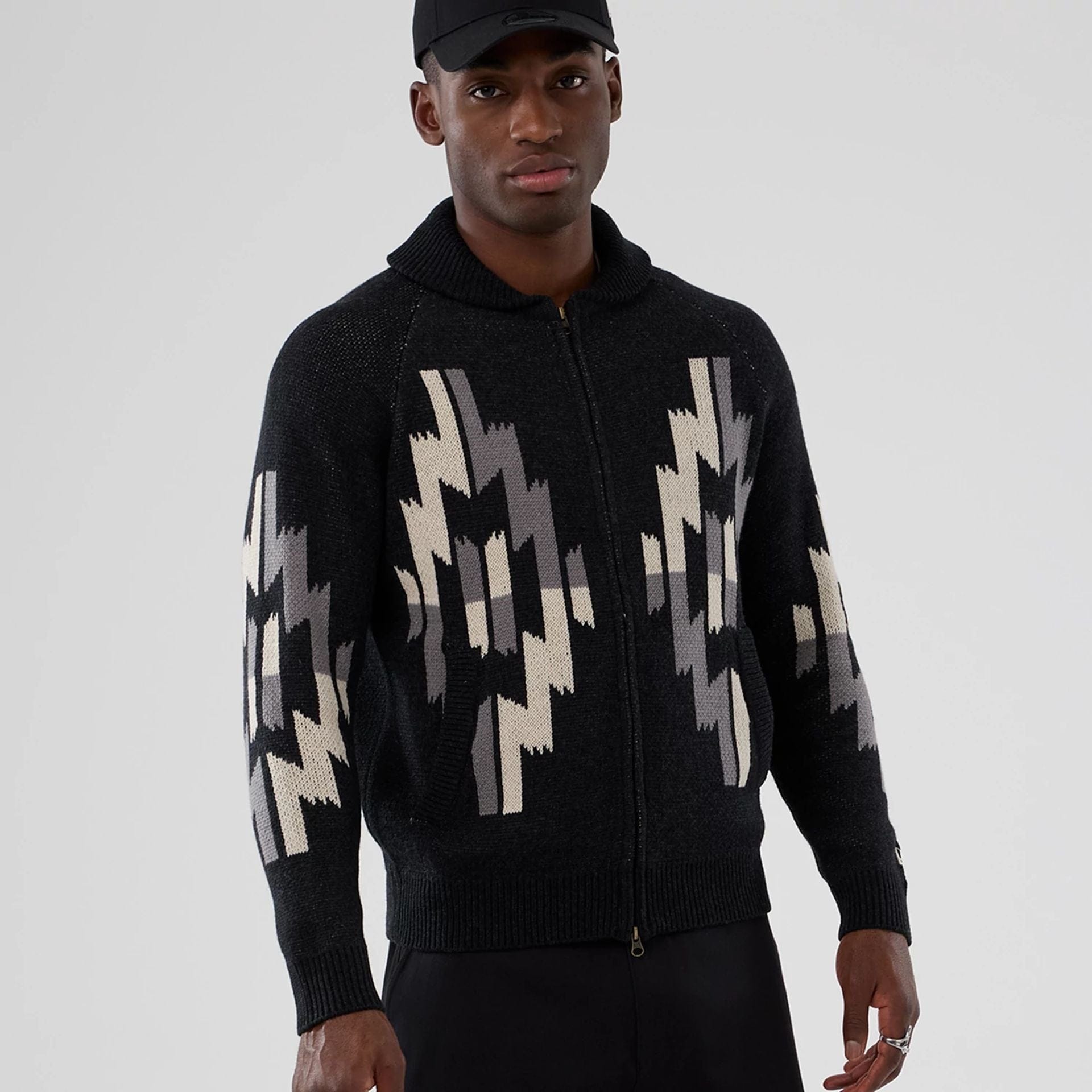 New Era Organic Cowichan Black Cardigan