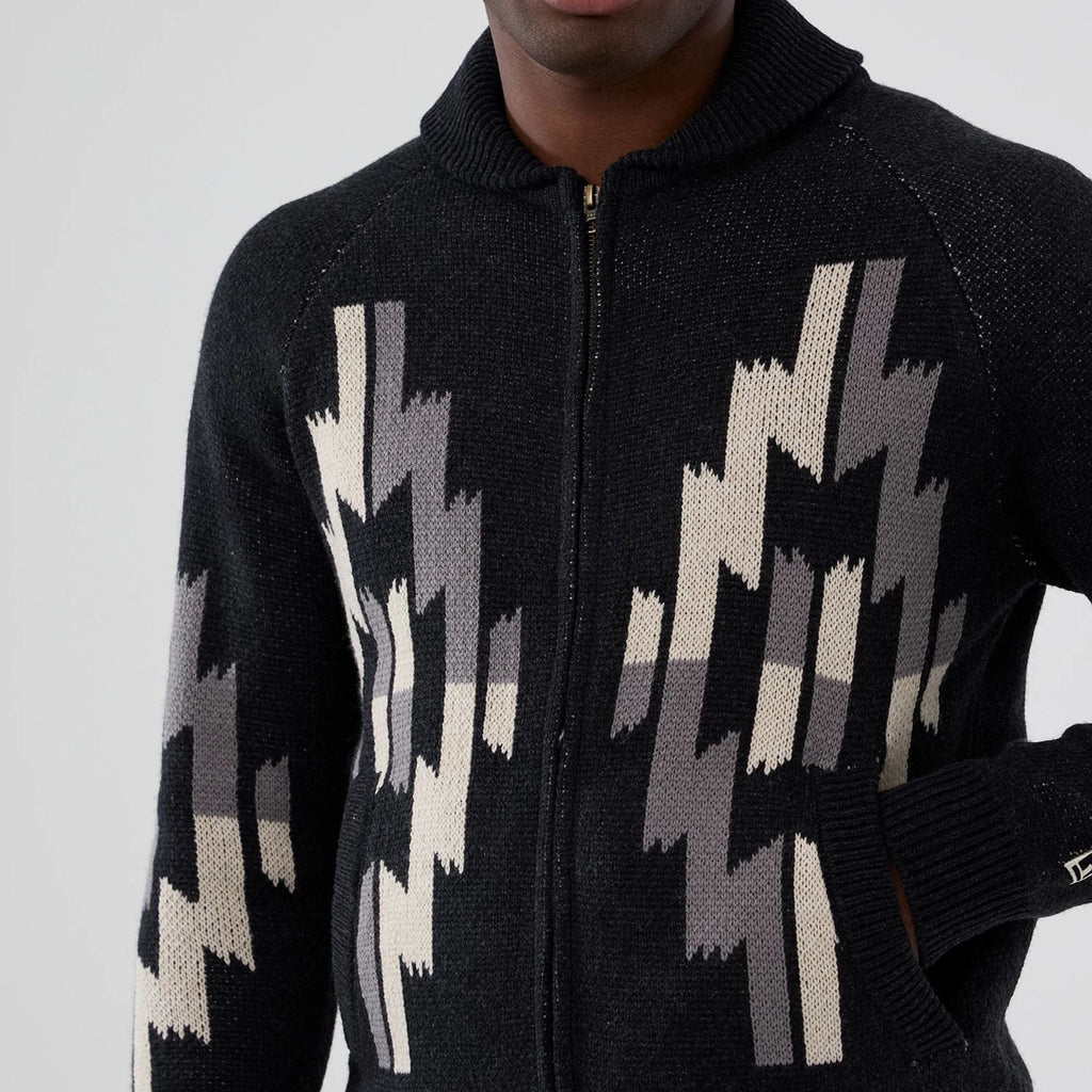 New Era Organic Cowichan Black Cardigan