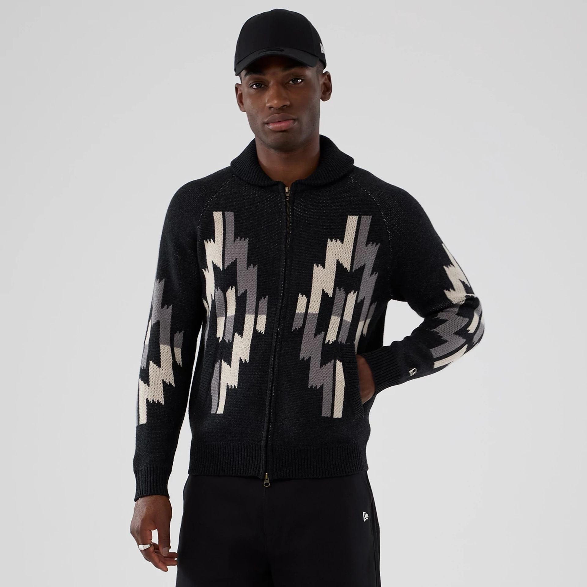 New Era Organic Cowichan Black Cardigan