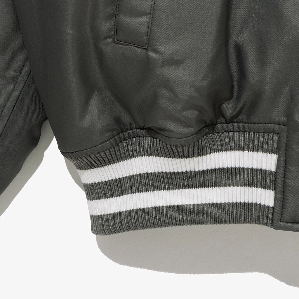 LA Dodgers MLB Grey Stadium Jacket