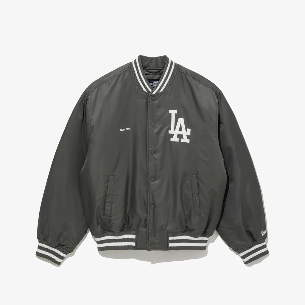 LA Dodgers MLB Grey Stadium Jacket