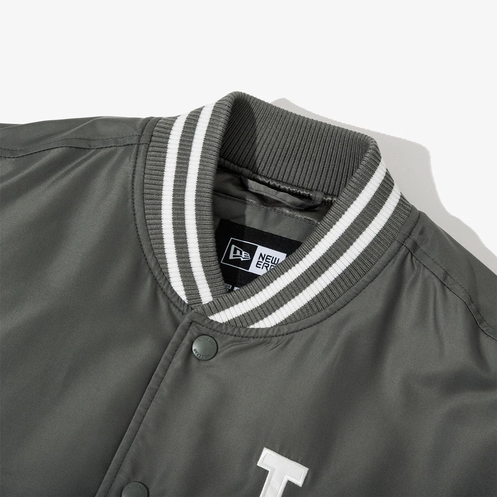 LA Dodgers MLB Grey Stadium Jacket