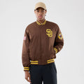 San Diego Padres MLB Authentic Dark Brown Stadium Jacket