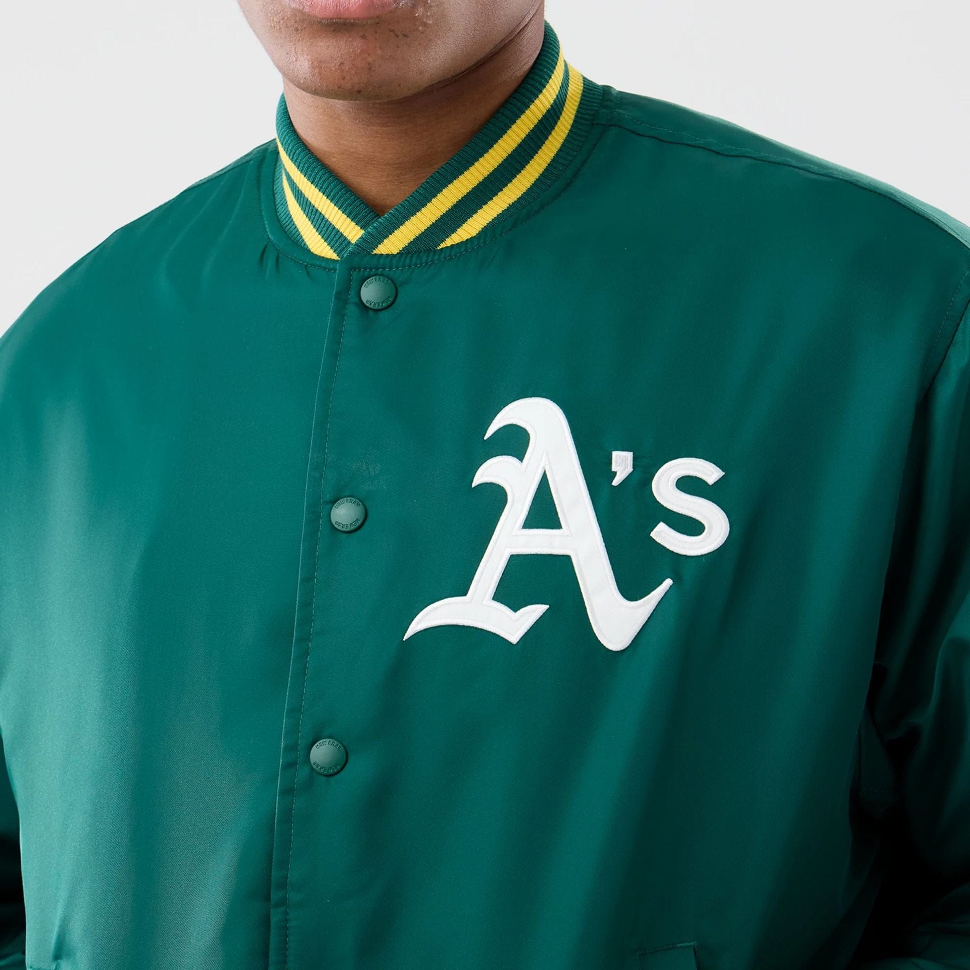 Oakland Athletics MLB Authentic Green Stadium Jacket