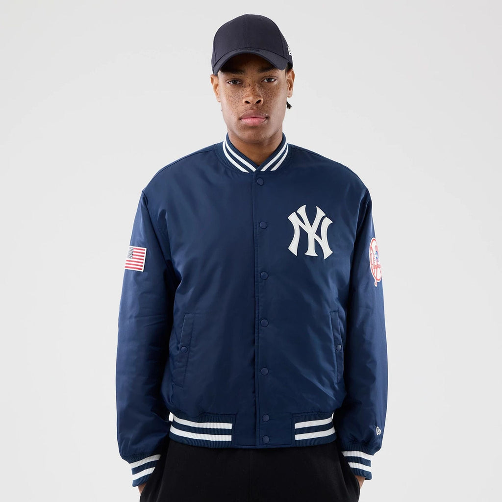 New York Yankees MLB Authentic Navy Stadium Jacket