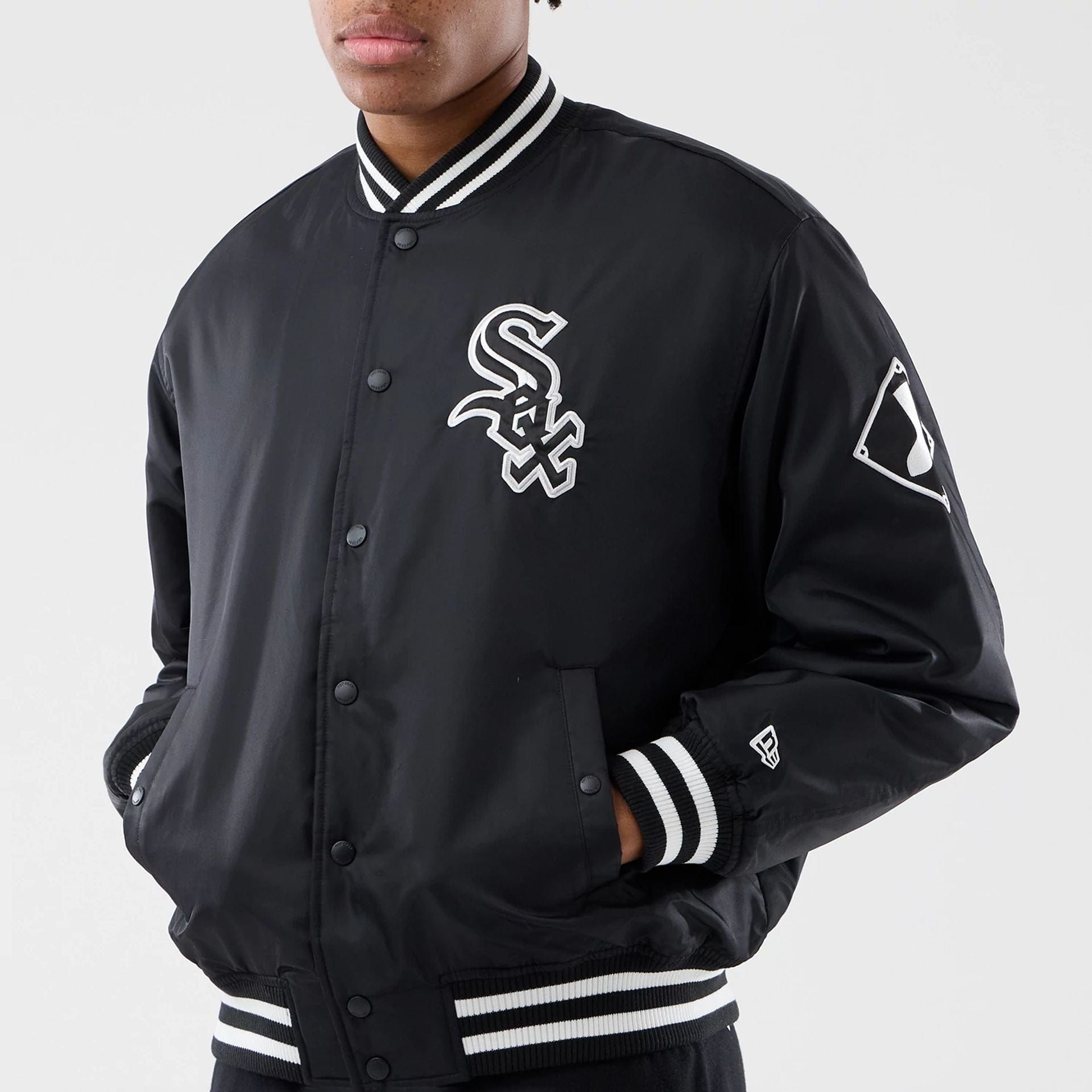 Chicago White Sox MLB Authentic Black Stadium Jacket