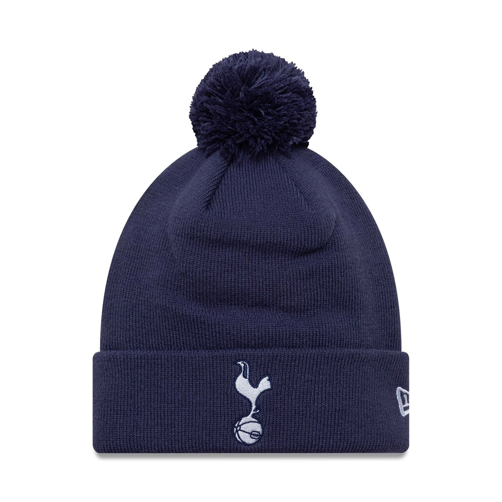 Tottenham Hotspur FC Essential Navy Bobble Knit Beanie Hat
