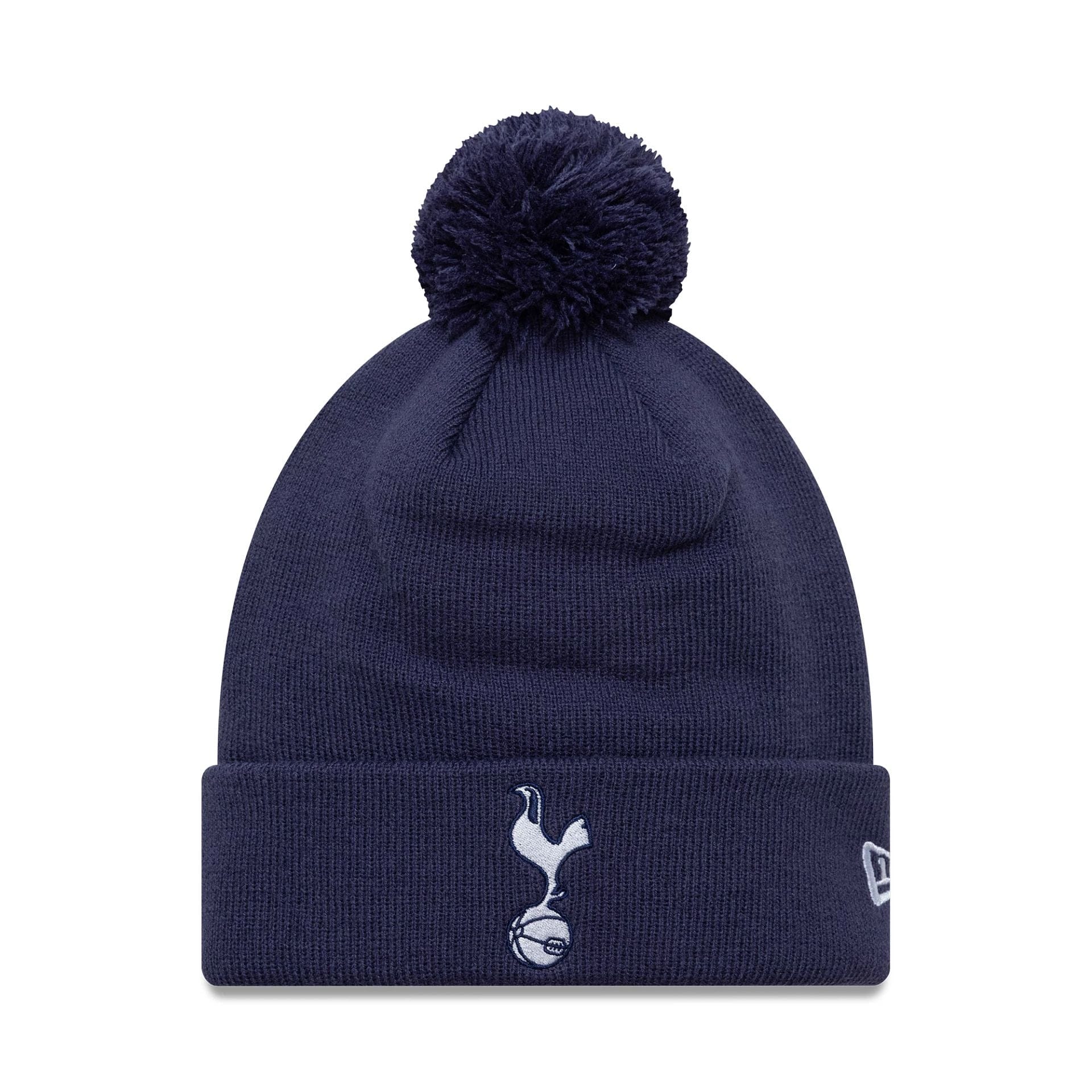 Tottenham Hotspur FC Essential Navy Bobble Knit Beanie Hat