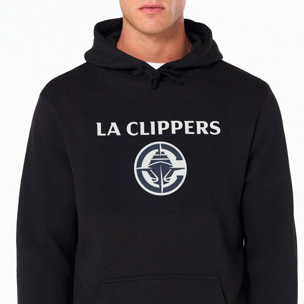 LA Clippers NBA Black Pullover Hoodie
