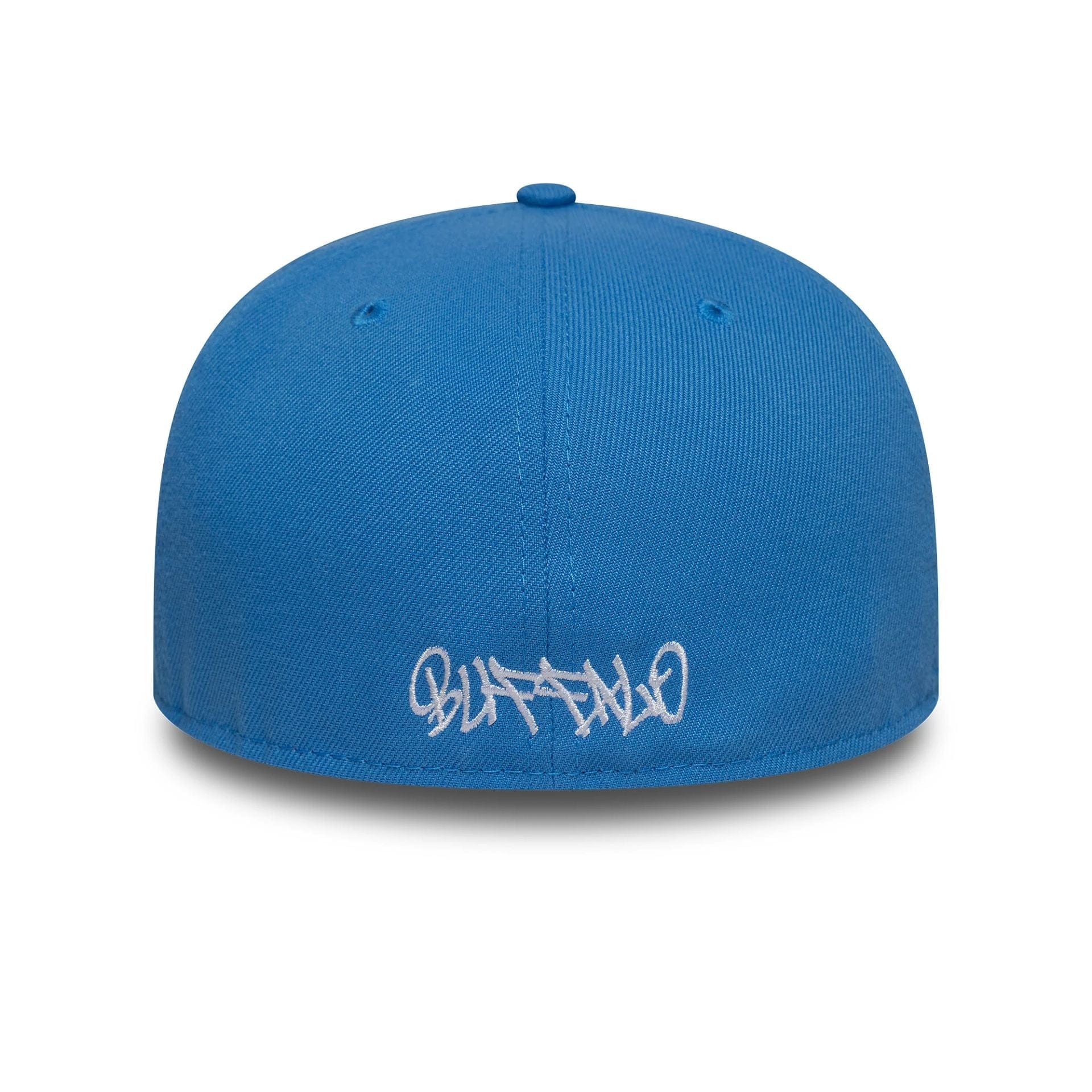 New Era Oversized Script Blue 59FIFTY Fitted Cap