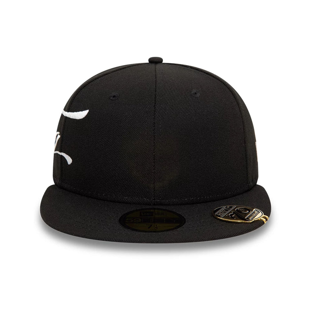 New Era Side Script Black 59FIFTY Fitted Cap