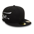 New Era Side Script Black 59FIFTY Fitted Cap