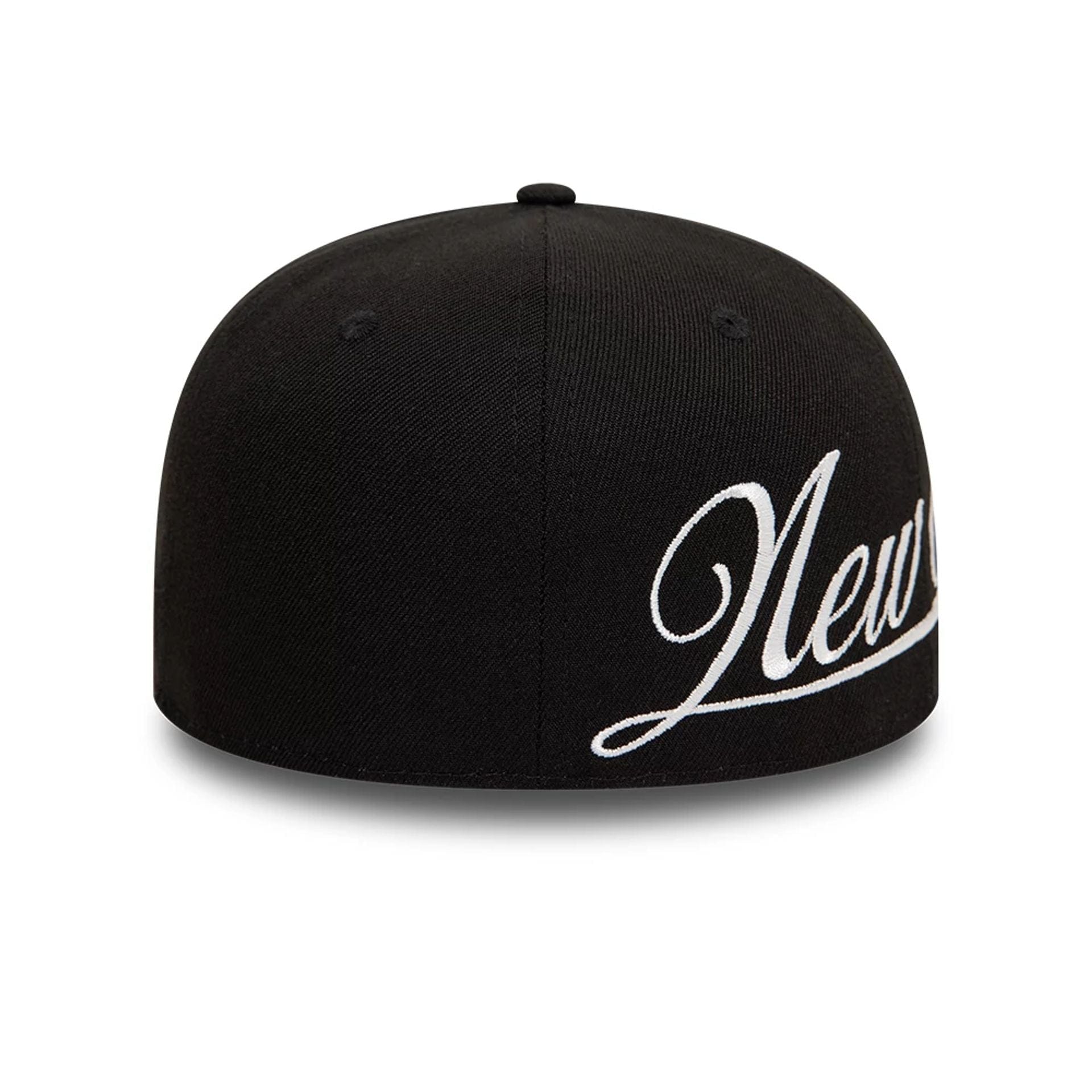 New Era Side Script Black 59FIFTY Fitted Cap