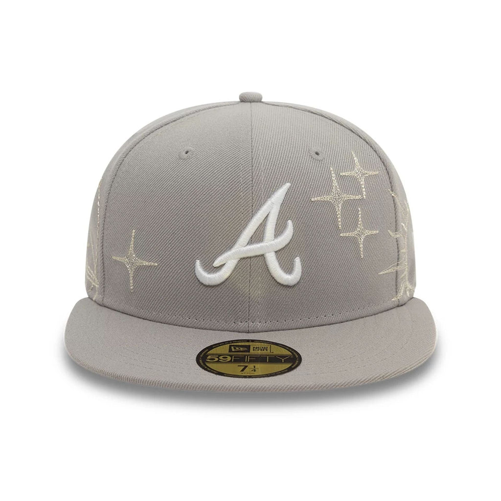 Atlanta Braves MLB Zodiac Grey 59FIFTY Fitted Cap