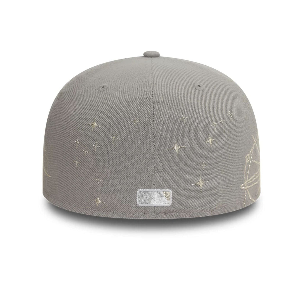 Atlanta Braves MLB Zodiac Grey 59FIFTY Fitted Cap