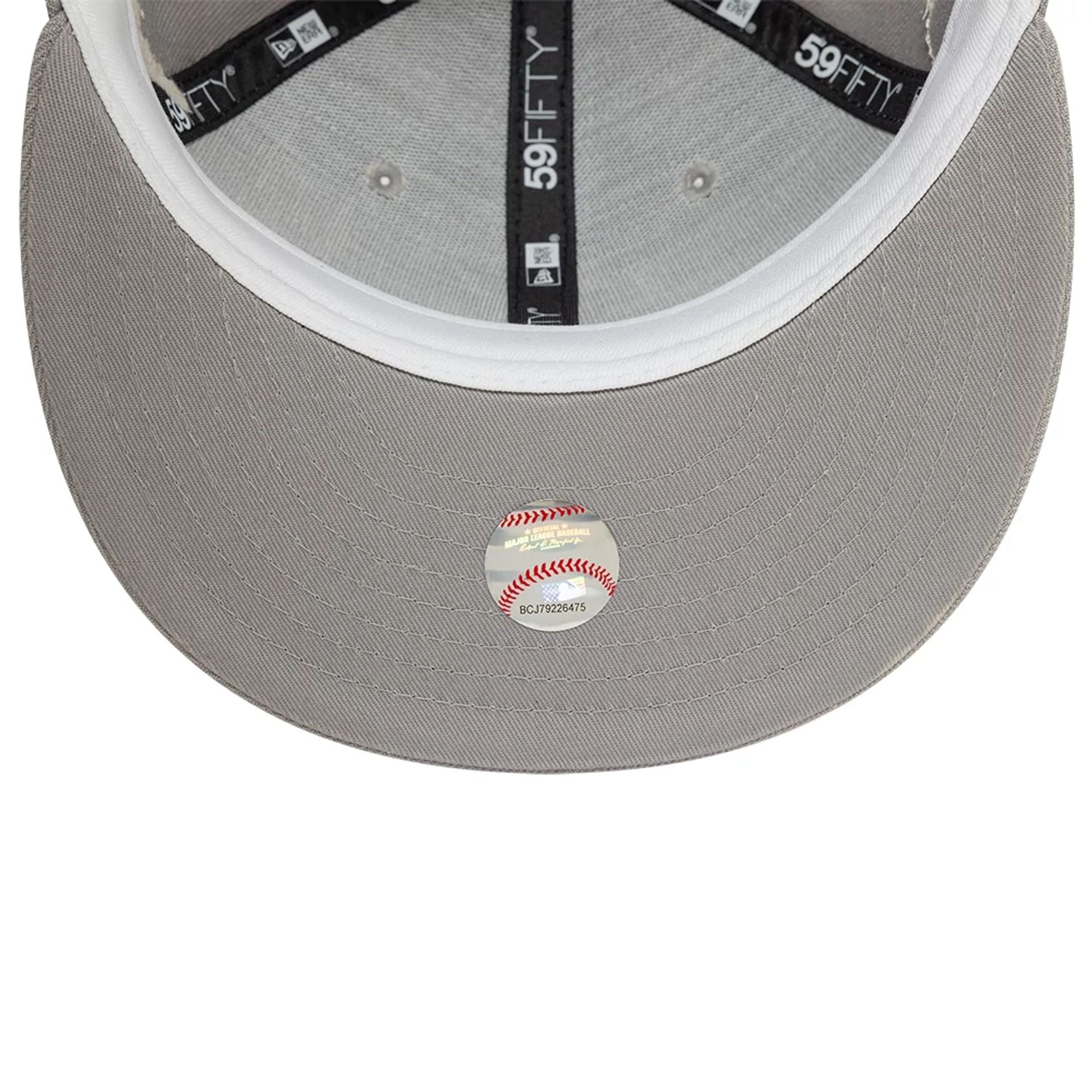 Atlanta Braves MLB Zodiac Grey 59FIFTY Fitted Cap