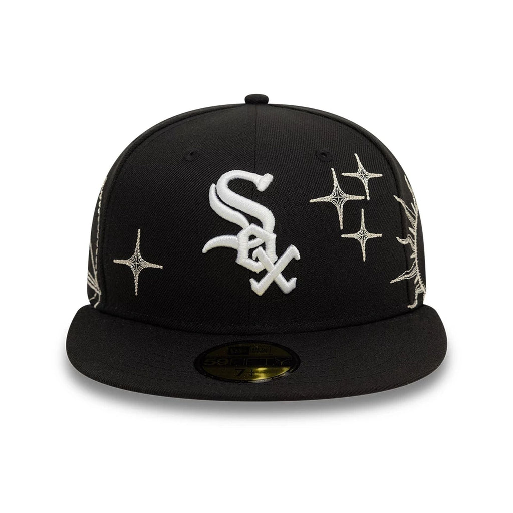 Chicago White Sox MLB Zodiac Black 59FIFTY Fitted Cap