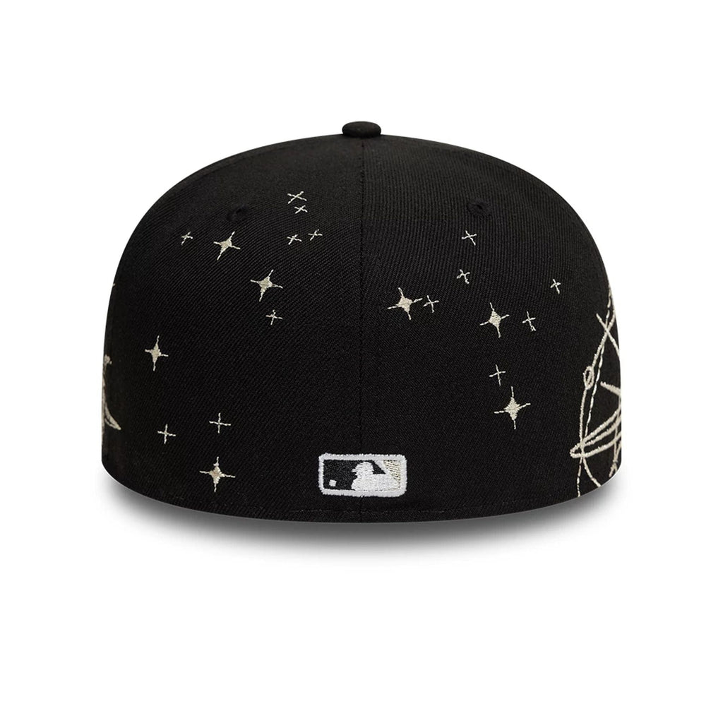 Chicago White Sox MLB Zodiac Black 59FIFTY Fitted Cap