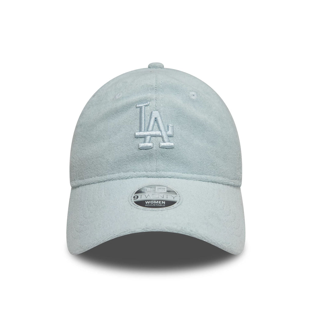 LA Dodgers Womens Towelling Pastel Blue 9TWENTY Adjustable Cap