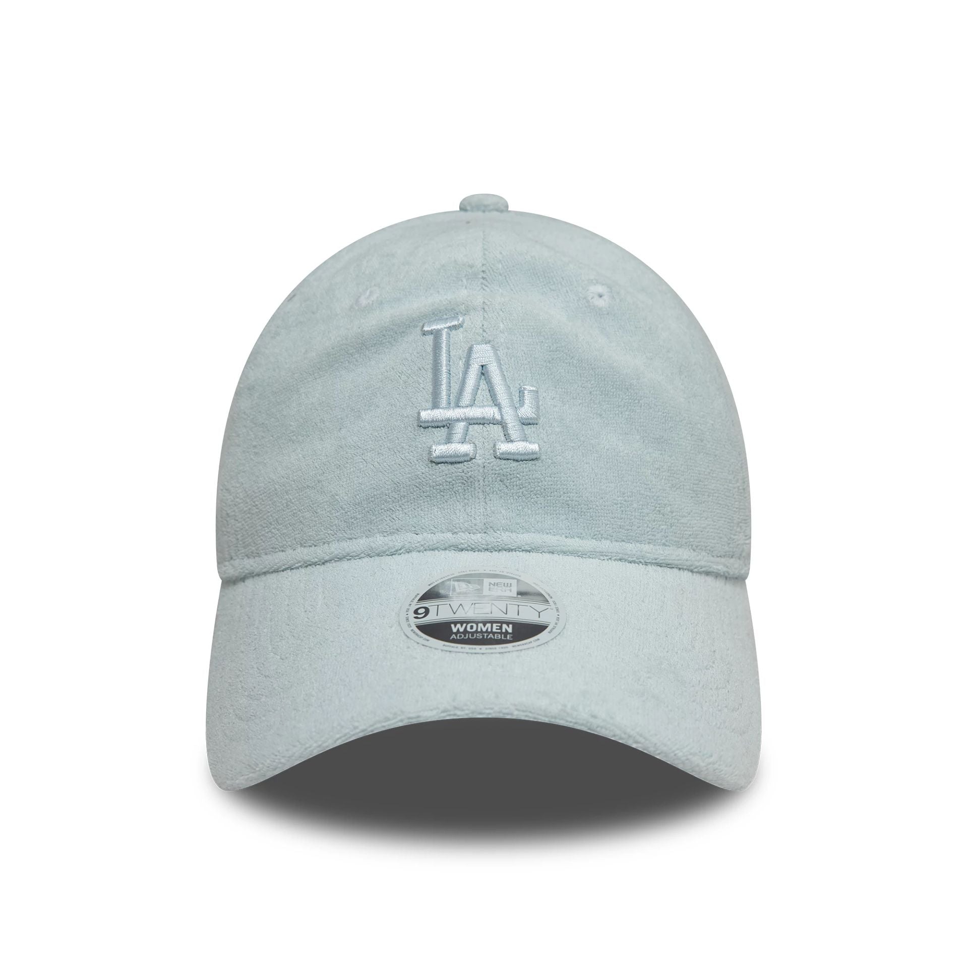 LA Dodgers Womens Towelling Pastel Blue 9TWENTY Adjustable Cap